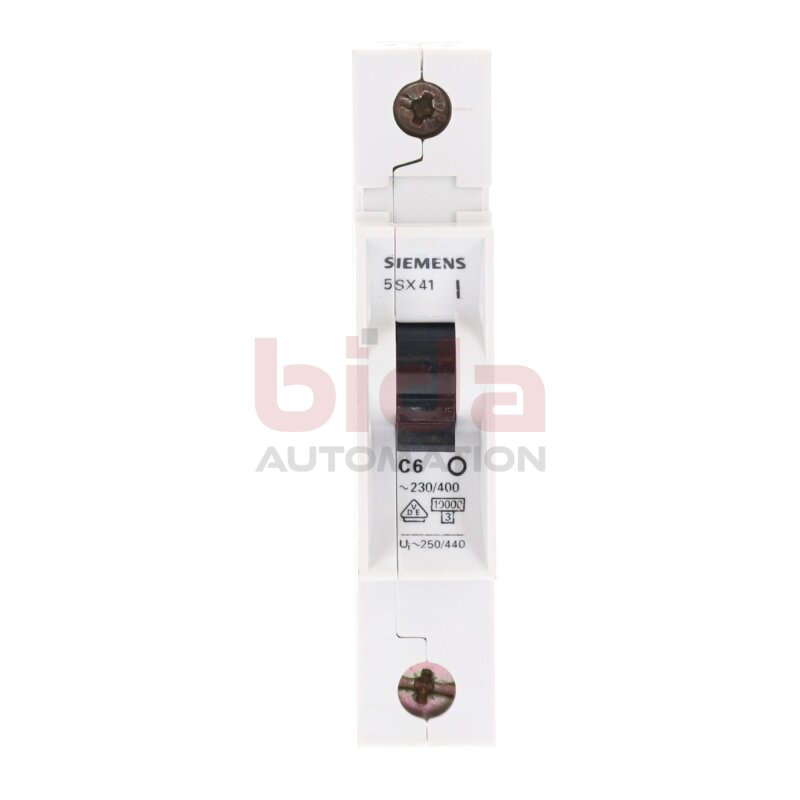 Siemens 5 SX41 C6 Leistungsschutzschalter Circuit Breaker  230-400V  5SX41 C6