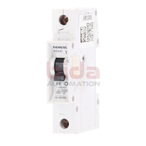 Siemens 5 SX41 C6 Leistungsschutzschalter Circuit Breaker  230-400V  5SX41 C6