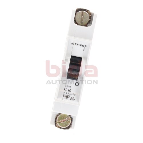 Siemens 5 SN1 C16 Leistungsschutzschalter Circuit Breaker  230/400 V