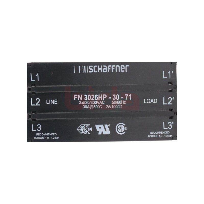 Schaffner FN 3026HP-30-71 Entst&ouml;rfilter Suppression Filter 3x520/300VAC