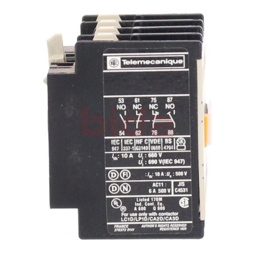 Telemecanique LA1 DC22 Kontaktblock  Contact block 10A 660V
