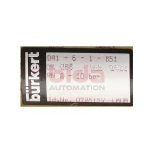 Bückert 041-6-1-851 Zylinder Cylinder  2-10bar