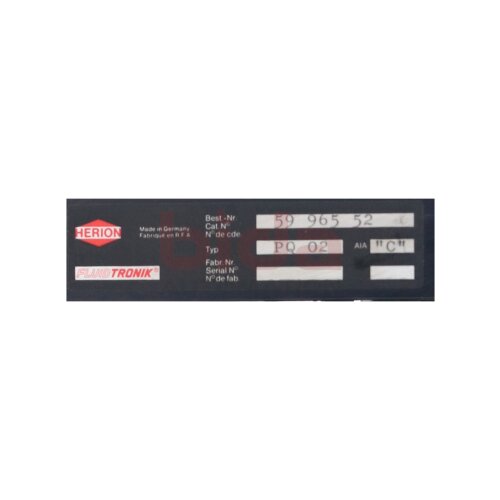 Herion PQ 02 (59 965 52) Steckkarte Plug-in card