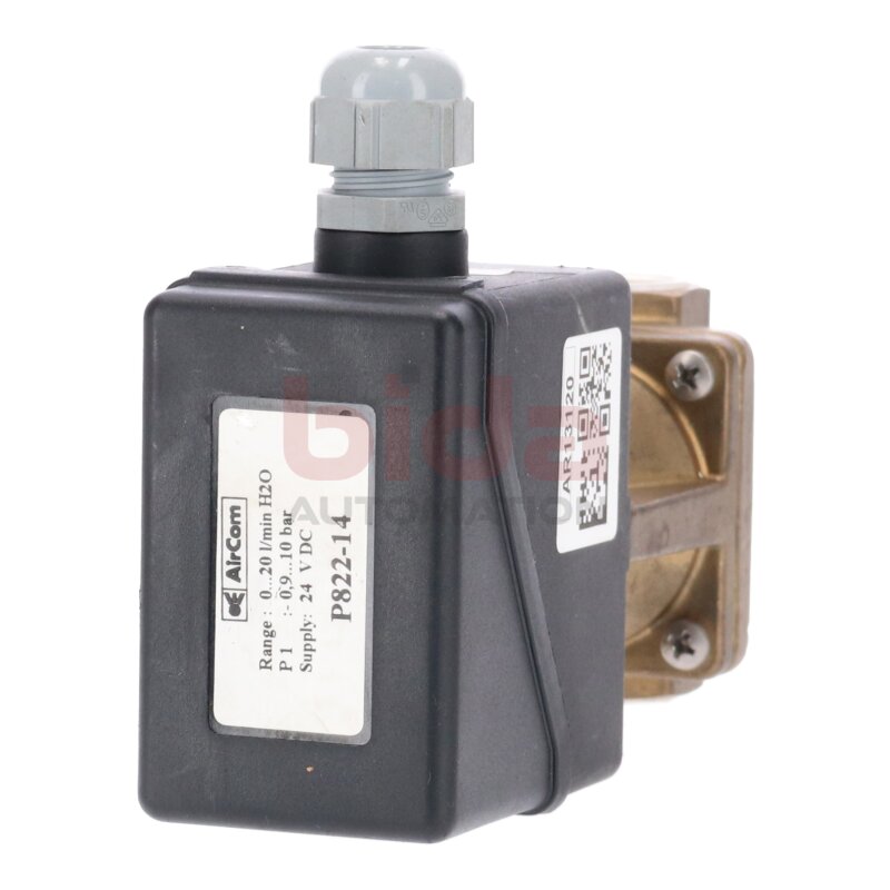 AirCom P822-14 Druckregler Pressure Regulator 24 VDC 0,9...10bar