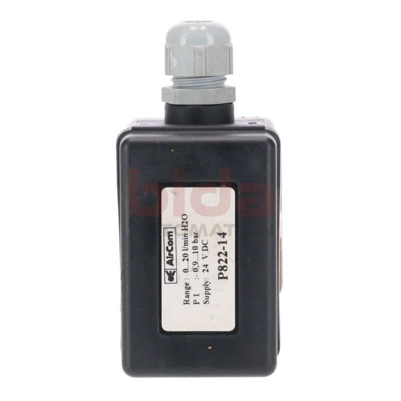 AirCom P822-14 Druckregler Pressure Regulator 24 VDC 0,9...10bar