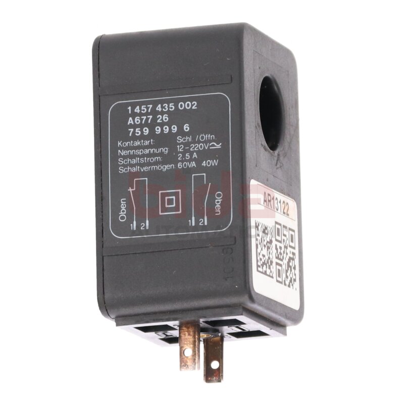 Mahle Industriefilter 1457 435 002 A667 26 759 999 6 Mitteldruckfilter Medium pressure filter 12-220V 2,5A 60VA 40W