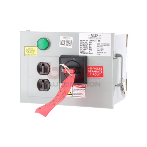 Daykin Electric GOMDGTA-03 Transformator Transformer  1500 VA 480V
