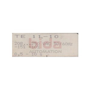 Moeller TE 11-10 Zeitrelais Time Relay 250 VAC 6A