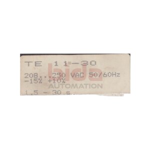 Moeller TE 11-30 Zeitrelais Time Relay 250 VAC 6A