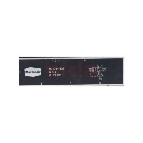 Martonair M/1744/123 G 1/2 Magnetventil Solenoid Valve 2-10bar