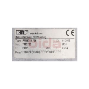 Knf PM06786-726 Vakuumpumpe Vacuum pump