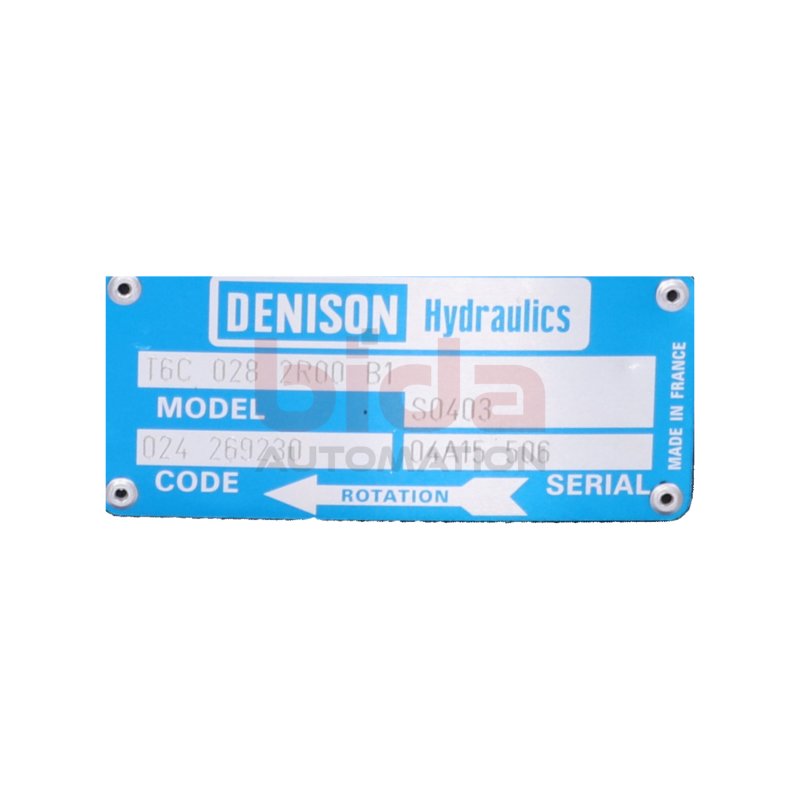 Denison Hydraulics T6C 028 2R00 B1 Fl&uuml;gelzellenpumpe Vane Cell Pump