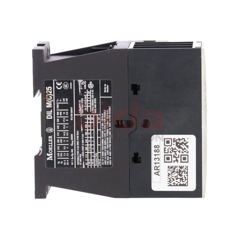 Moeller DIL M 25-10 (DIL M(C)25) Leistungssch&uuml;tz Power Contactor  600V 40A