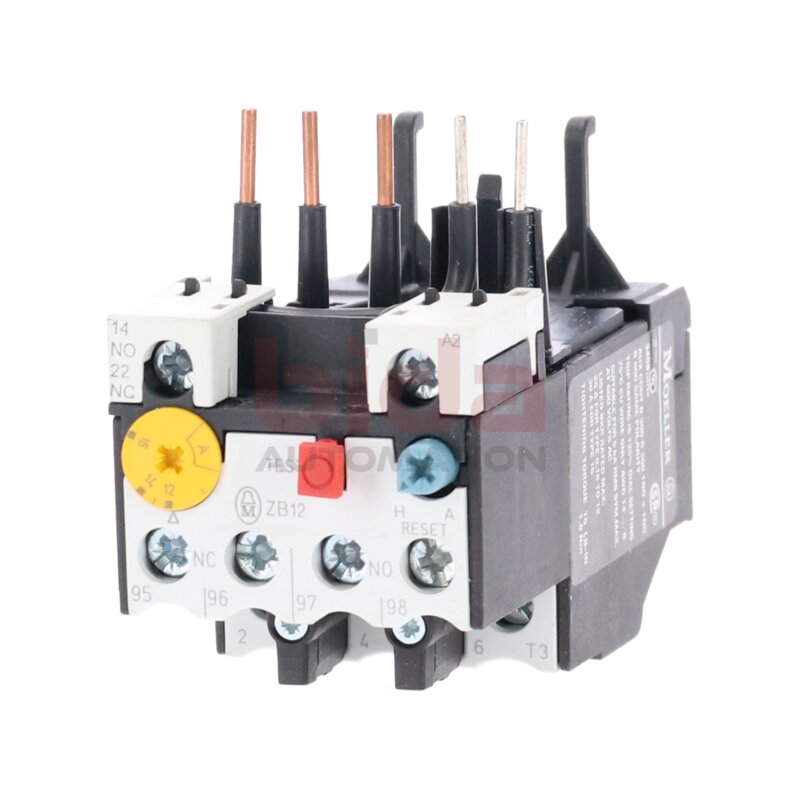 Moeller ZB12-16 Motorschutzrelais Motor Protection Relay 12-16 A  500V
