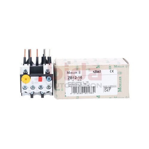 Moeller ZB12-16 Motorschutzrelais Motor Protection Relay 12-16 A  500V