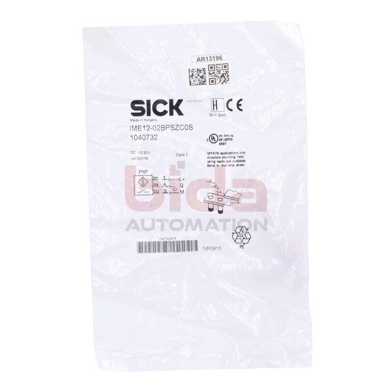 Sick IME12-02BPSZC0S (1040732) N&auml;hrungssensor Proximity Sensor 10-30 VDC