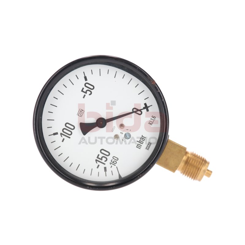 Wika KL.1,6 Manometer Pressure gauge -160/0mbar