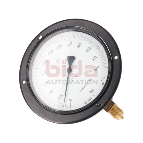 Wika KL. 0,6 Skalenwert 0,005 Manometer Pressure gauge 0-0,60bar