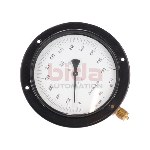 Wika KL. 0,6 Skalenwert 0,005 Manometer Pressure gauge 0-0,60bar