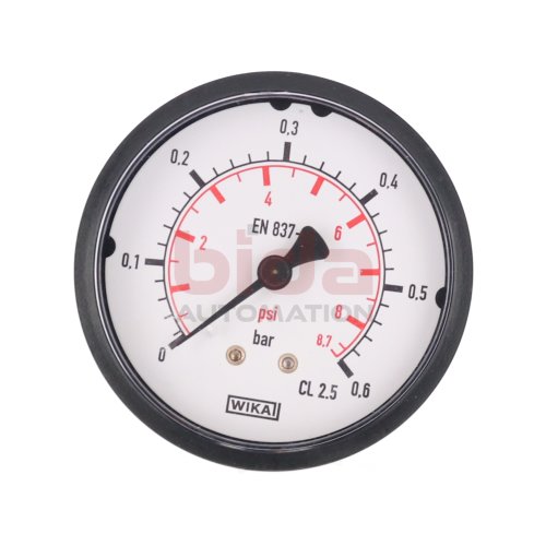 Wika (CL. 2.5) 111.16.063 0/0,6 bar Manometer Pressure gauge