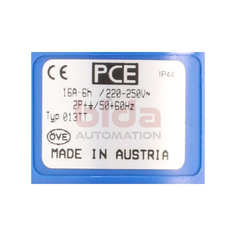 PCE Typ 013TT Steckverbinder Connector 16A 220-250V