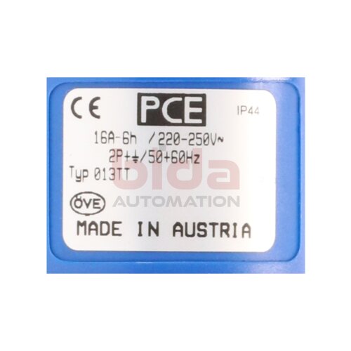 PCE Typ 013TT Steckverbinder Connector 16A 220-250V