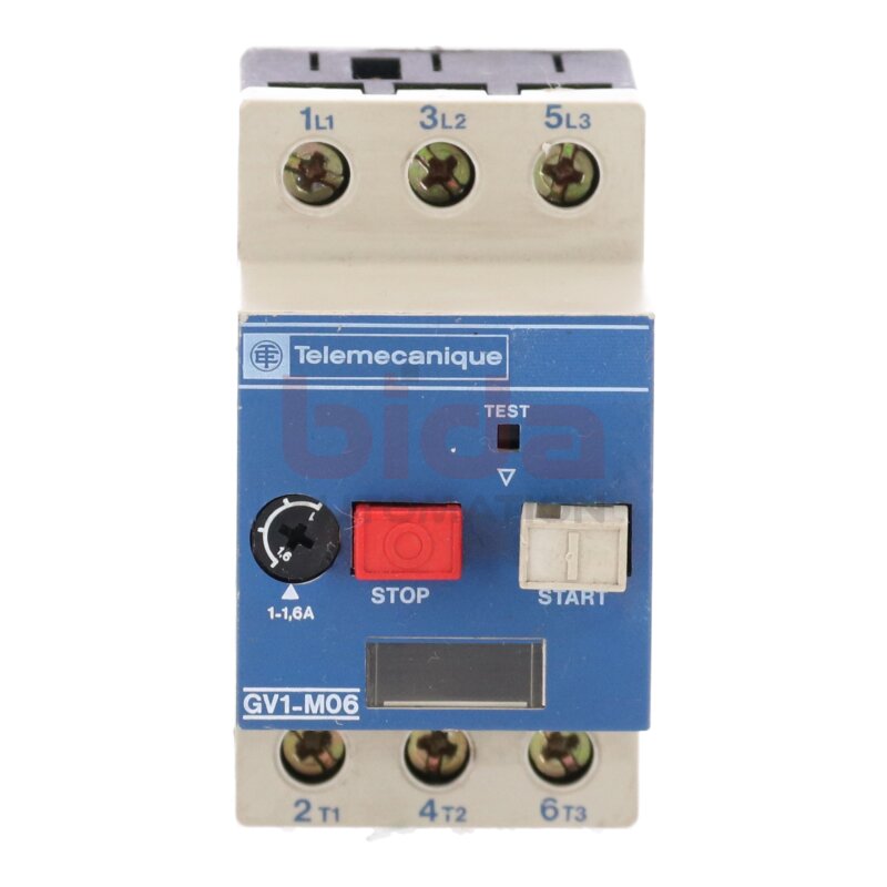 Telemecanique GV1-M06 Motorschutzschalter Motor Protection Switch 600V 1-1,6 A