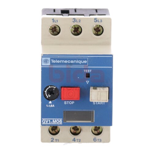 Telemecanique GV1-M06 Motorschutzschalter Motor Protection Switch 600V 1-1,6 A