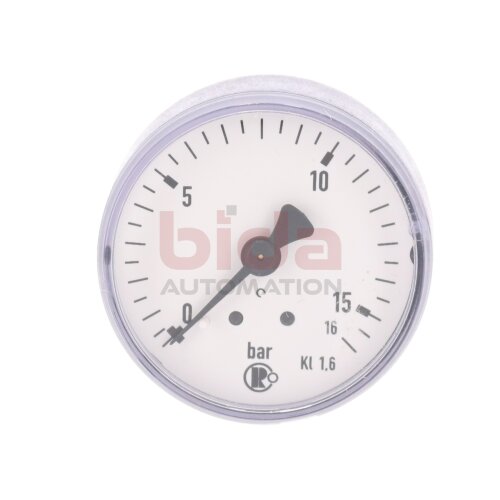 Riegler 207-K KL 1,6 0-16bar  Manometer Pressure gauge