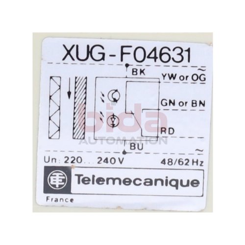 Telemecanique XUG-F04631 N&auml;hrungssensor Proximity Sensor 220-240 V 48-62Hz