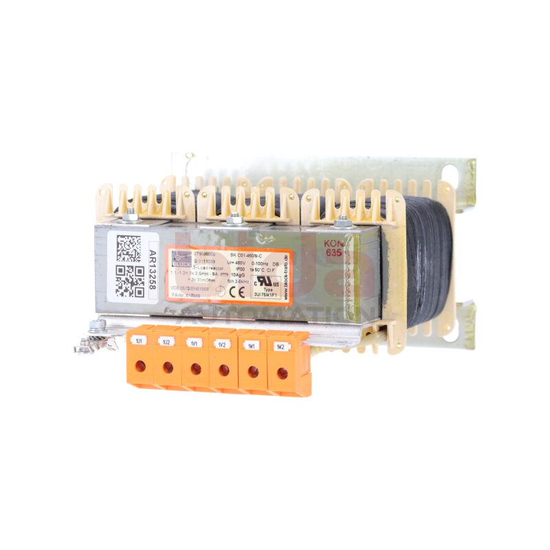Block SK C01-460/9-C (276996009) Lastdrosselspule  load reactor 460V 9A