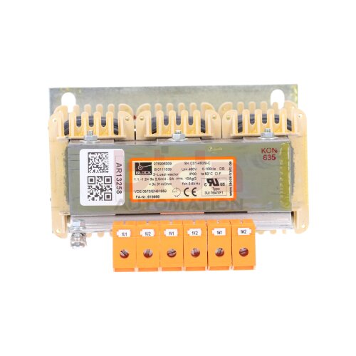 Block SK C01-460/9-C (276996009) Lastdrosselspule  load reactor 460V 9A