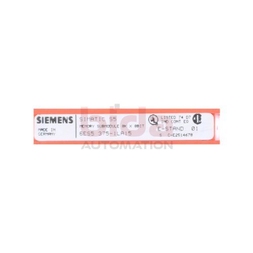 Siemens 6ES5 375-1LA15 / 6ES5375-1LA15 Speichermodul Memory Module
