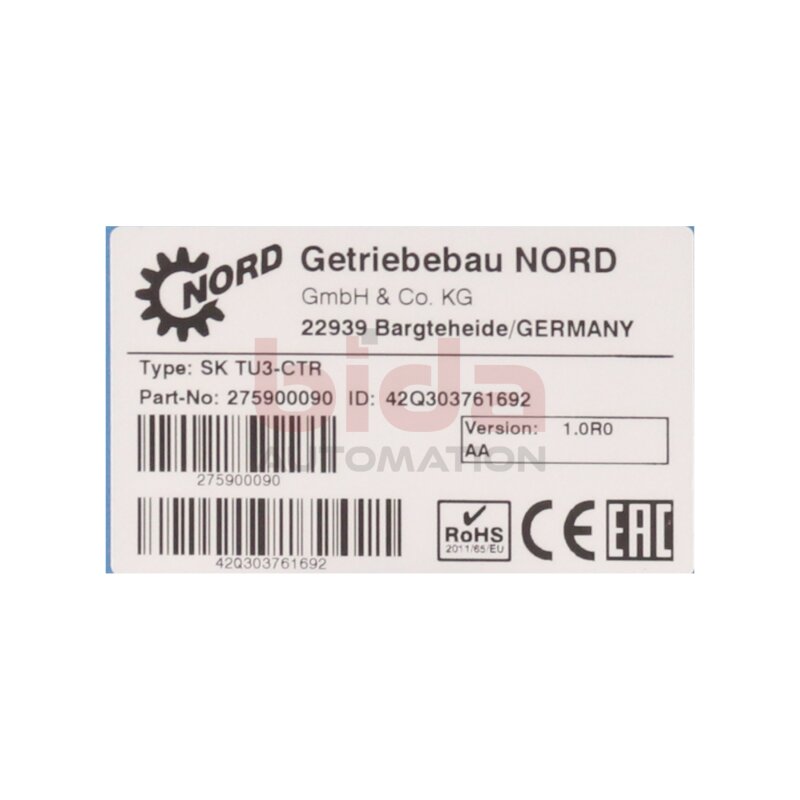 Getriebebau Nord SK TU3-CTR Parameterbox