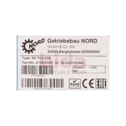 Getriebebau Nord SK TU3-CTR Parameterbox
