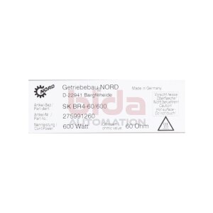 Getriebebau Nord SK BR4-60/600 Frequenzumrichter...