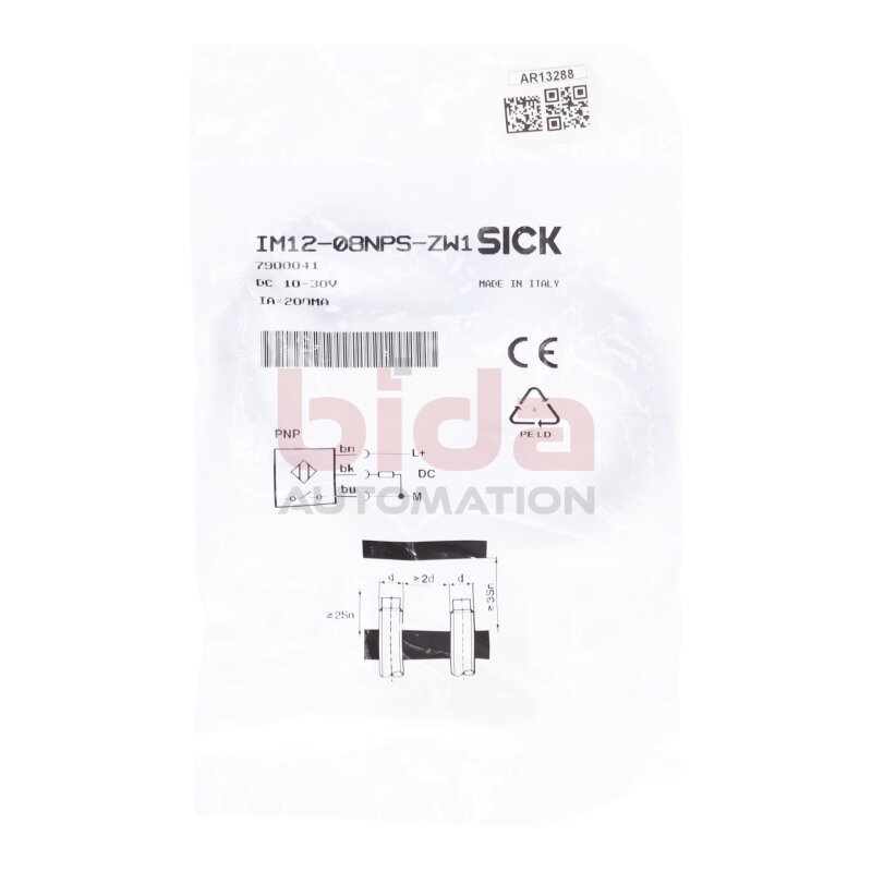 Sick IM12-08NPS-ZW1 N&auml;hrungssensor Proximity Sensor 10-30V