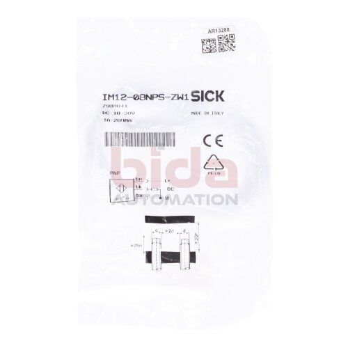 Sick IM12-08NPS-ZW1 N&auml;hrungssensor Proximity Sensor 10-30V