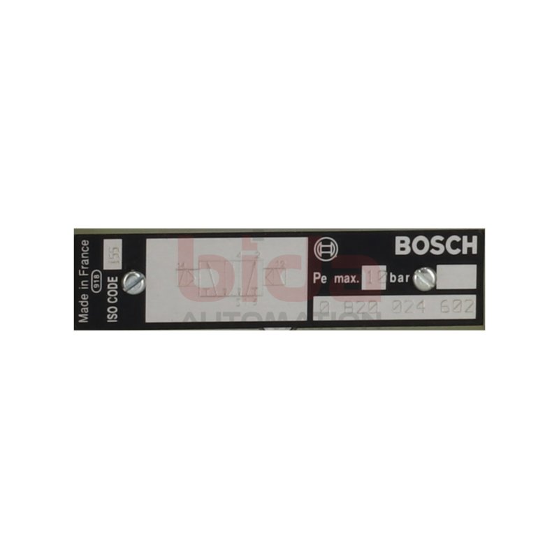 Bosch 0 820 024 602 Magnetventil Solenoid Valve 10bar