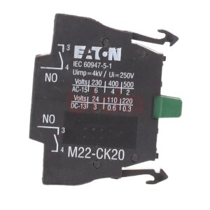 Eaton M22-CK20 Kontaktblock  Contact block 250V