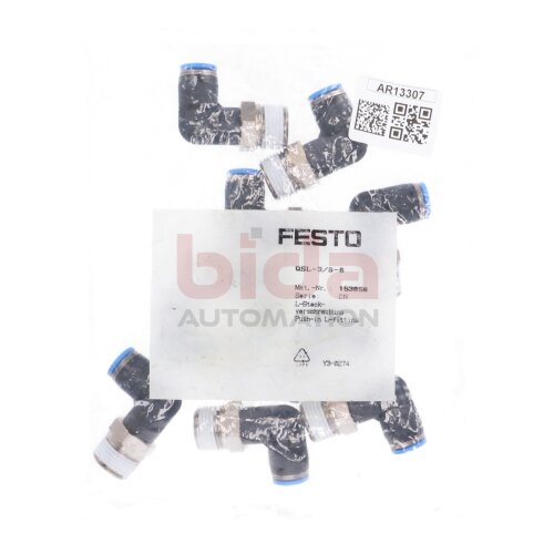 Festo QSL-3/8-8 Mat.-Nr. 153050 (10Stk) Steckverschraubung Push-in fitting