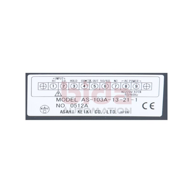 Asahi Keiki AS-103A-13-21-1 Digital Meter Relais Digital Meter Relay 220V