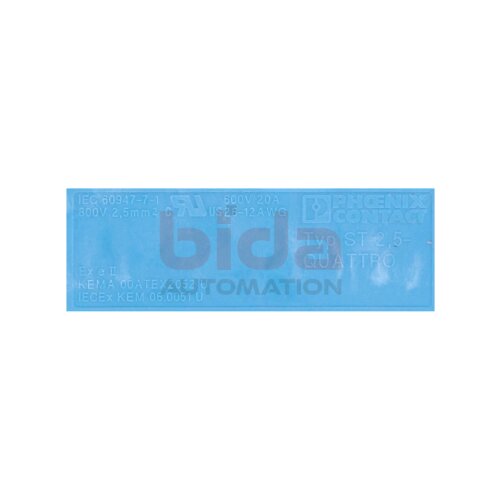 Phoenix Contact ST 2,5-Quattro BU 600V 20A Reihenklemme Terminal Block