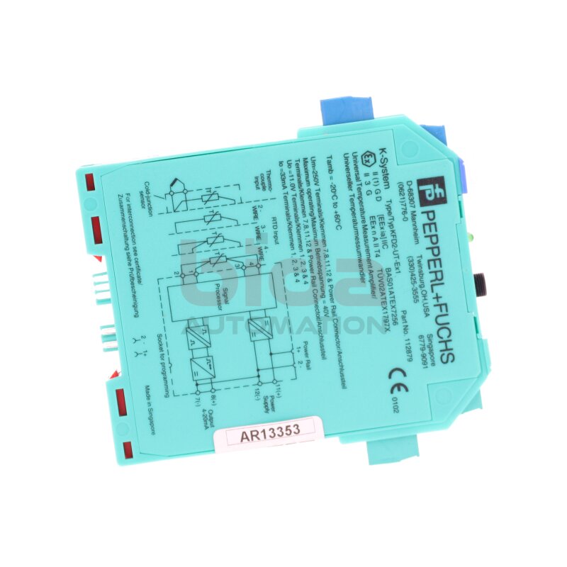 Pepperl+Fuchs KFD2-UT-Ex1 Temperaturmessumwandler Temperature Measurement Amplifier 40V