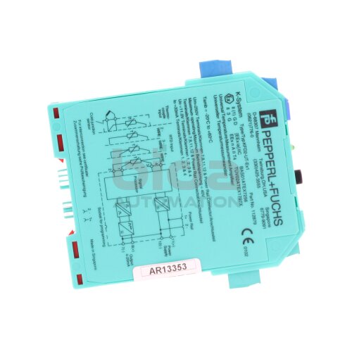 Pepperl+Fuchs KFD2-UT-Ex1 Temperaturmessumwandler Temperature Measurement Amplifier 40V