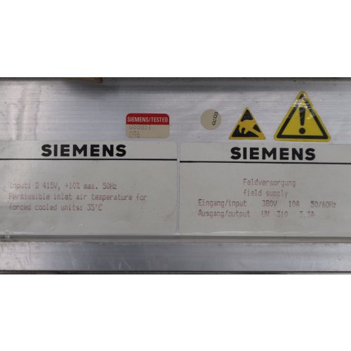 Siemens Simodrive 6RA2725-6DV57-0 D380/60 Mreq-GdG6V57-3A0 Stromrichter convert