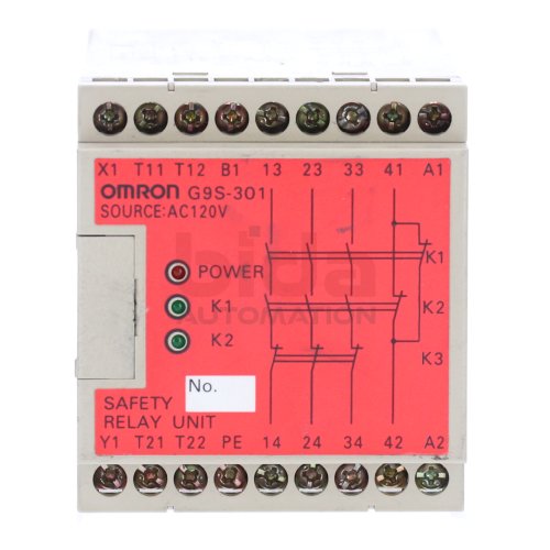 Omron G9S-301 Sicherheitsrelais Safety Relay 240VAC 3A