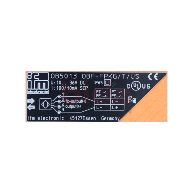 ifm electronic OB5013 OBF-FPKG/T/US Fiberoptikverst&auml;rker Fiber optic amplifier 10-30VDC