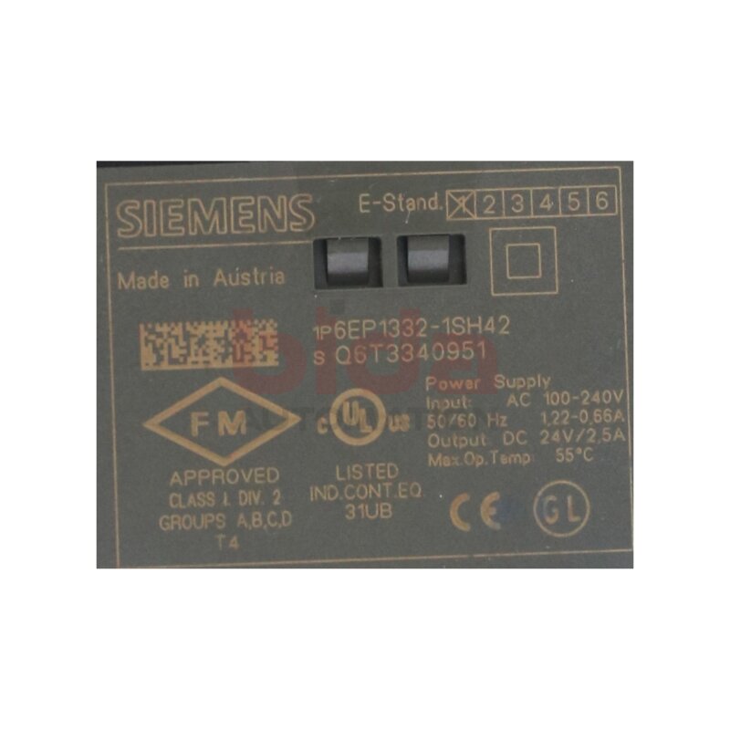 Siemens 6EP1332-1SH42 Stromversorgung Power Supply 24V 2,5A