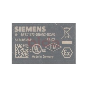 Siemens 6ES7 972-0BA52-0XA0 Anschlussstecker für...